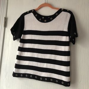 Fia Italia Vintage Handloomed Striped Sweater